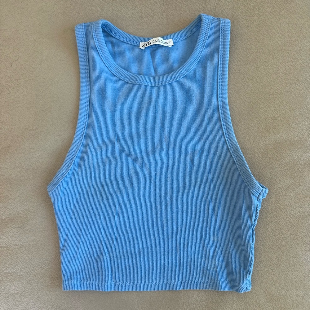 Blue Zara Tank Top